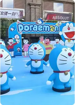 哆啦A梦机器猫玻璃钢树脂雕塑