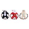Juguete de Peluche para Perro de Navidad Amazon para Morder Interactivo que Hace Sonido Cuerda de Algodón para Masticar Juguete de Navidad para Mascota