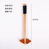 Palillos de madera maciza hechos a mano, vajilla creativa familiar para el hogar, palillos de madera puntiagudos, un solo par de palillos de estilo japonés