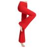Nova Calça Esportiva Modal Fitness Feminino Praticando Calças de Dança Latina Calças de Dança Quadrada Slim Fit Micro-calças