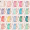 Hilo de Jade Iridiscente de Alta Calidad para Tejer, Cuerda para Manualidades para Pulseras DIY, Hilo Tejido a Mano de 0.85 mm