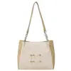 Bolsa de Ombro Fashionável Tendência Portátil Feminina Nova Coleção Primavera 2025 Bolsa Tote Simples Bolsa Tote de Alta Qualidade para Crossbody Bolsa Feminina