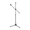 Directo del fabricante: Soporte de micrófono tipo trípode de pie, soporte de micrófono de metal para actuaciones en escenario y transmisiones en vivo, producto de venta caliente transfronteriza