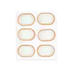 Novo Patch Oval de Espuma com Ilhós para Pés, Patch Anti-Atrito para Bolhas em Sapatos de Salto Alto, Patch para Calcanhar para Pés Não Resistentes ao Atrito e Patch Anti-Queda para Sapatos