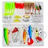 Set de Señuelos, Cebo Falso para Agua Dulce y Agua Salada, Cebo Blando de Lentejuela de Boca Elevada, Set de Señuelos Minnow Ondulantes al por Mayor, Cebo Artificial