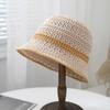 Verano 2025 Nuevo Casual Combinable Sombrero de Pescador Sombrero de Sol Transpirable de Cara Pequeña para Viaje de Mujer Sombrero Plegable