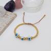 Comercio Exterior Joyería Europea y Americana Multicapa Apilada con Cuentas para Usar Estilo Étnico Distintivo Color Esmalte Colorido Pulsera de Cuentas de Ojo de la Suerte para Mujer