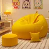 Puff Gigante para Sofá Preguiçoso para Uso Doméstico, Adequado para Quarto, Pode Ser Usado para Deitar e Dormir, Almofada Criativa Pequena para Assento, Cadeira de Lazer Individual para Varanda, Tatame