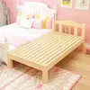 Cama de Emenda, Cama Extra Larga, Cama com Grade para Crianças, Cama de Madeira Maciça com Grades, Cama de Menino, Cama de Menina, Berço, Cama de Cabeceira Grande