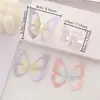 Malla de Color Bordado Medio Mariposa Pasador Móvil Materiales Accesorios Accesorios Explosivos para Ropa Accesorios Hechos a Mano DIY