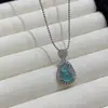 Nueva Cadena para Clavícula de Calabaza Pequeña Estilo Chino con Circonita Moda Lujo Ligero Temperamento Collar de Gama Alta Accesorio Versátil Exquisito