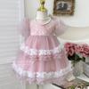 Vestido para Niña 2025 Verano Nueva Moda Tendencia Vestido de Princesa Bebé Niña Vestido de Pastel Tendencia