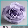 Flores artificiales de tono morado, abanico de novia, linterna de festival, pasador DIY, birrete de graduación, kit de materiales para tocado