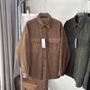 Camisas Casuales de Pana Estilo Japonés para Hombre y Mujer con Sensación Relajada y Camisas y Chaquetas Largas Holgadas para el Otoño Nuevo