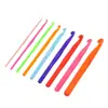 Cristal de Color Ganchillo de Plástico Suéter de Ganchillo Herramienta de Tejido de Ganchillo Gancho Grande Hilo Grueso Crochet 3cm-12cm