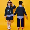 Fantasias de cheerleading infantis, trajes para a cerimônia de abertura do dia esportivo do ensino fundamental, uniformes de classe do jardim de infância e trajes para apresentações em grupo