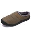 Pantuflas de algodón de talla grande zapatos de hombre invierno hogar zapatos de algodón para interior arrastre zapatos de doble uso fabricantes mayoreo/Mayoreo