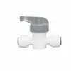 Conector rápido de plástico para irrigação por aspersão 1/4 polegada acessórios de purificador de água equipamento sistema de aspersão chuveiro de chuva conector rápido