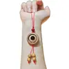 Novo chaveiro pingente de paz em madeira de pessegueiro estilo chinês, acessório cultural tradicional e criativo, amuleto de bênção portátil para pendrives, câmeras, mochilas e outros itens