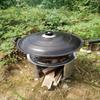 Estufa de Leña para Picnics en Coche, Estufa de Leña, Estufa de Calentamiento a Carbón, Equipo de Camping, Estufa de Cocina para Exteriores, Estufa Pequeña de Leña