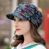 Outono e Inverno das Mulheres Forrado de lã Quente Multi-funcional Chapéu de pescoço Moda All-match Cold-proof Moon Hat Chapéu Torcido Empilhado