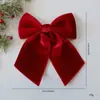 Colgante Decorativo de Lazo Navideño Adorno para Árbol de Navidad Accesorio DIY Colgante Regalo Colgante Decorativo para Escena Navideña