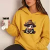 Sudadera con Capucha de Comercio Exterior Transfronterizo con Lindo Diseño de Vaca Pequeña Adecuada para Temuwish Amazon