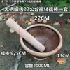 Almofariz de Cerâmica Tradicional de Hunan para Moer Pimenta, Ovo em Conserva, Arroz, Berinjela e Alho