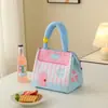 Linda bolsa de almuerzo con forma de casita, bolsa para lonchera para oficinistas y estudiantes, bolsa de almuerzo portátil de gran capacidad
