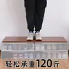 Caja Clip de Almacenamiento para Zapatos Nueva Malla Plegable Caja de Almacenamiento para Escombros Debajo de la Cama Visible Transpirable a Prueba de Moho Caja Organizadora