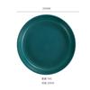Plato de Paja de Trigo Transfronterizo 20CM23CM Plato para Frutas Casero Plato para Empanadillas Cantina Plato de Plástico Venta al por Mayor Regalo