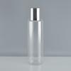 Em Estoque 24 Peças Galvanizado Pequeno Tampa Combinada Frasco para Loção Capilar 120ml Transparente Orvalho Puro Loção Plástico Frasco com Dispenser Fabricante