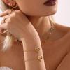 Pulsera MAMMA Amor Letras Misteriosas Zircón Super Brillante Hecho a Mano Incrustado Temperamento Nicho Estilo Europeo y Americano Joyería Nueva