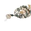 Pulseras de jade blanco Bodhi de seis caracteres para hombres y mujeres con quemador de incienso anillo giratorio borla degradada Wen de mano para jugar al por mayor de fábrica