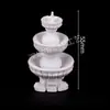 Escultura/estatua F-9 material para maquetas de edificios material para maquetas de mesa de arena material para maquetas tecnológicas DIY abanico hecho a mano