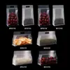Bolsas Transparentes de Sellado Ocho Lados, Bolsas con Cierre para Empaque de Frutas Secas Esmeriladas, Dulces y Galletas, Bolsas de Sellado Ocho Lados Auto-Sellables para Alimentos en Stock