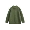 RESPÓNDEME Suéter Retro de Punto Trenzado de Moda Otoño/Invierno para Hombres y Mujeres, Top de Punto Cuello Redondo M75