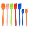 Espátula de Silicona, Espátula Gruesa para Crema, Herramienta Pequeña para Hornear, Raspador de Comida para Pasteles, Espátula para Mezclar
