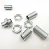 Varilla Roscada Hueca Métrica de Rosca Fina M10 para Bricolaje, para Accesorios de Iluminación, Tubo Roscado Completo, Varilla de Tornillo Hueca, Tubo de Conexión