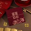 Envelope vermelho de casamento criativo personalizado novo estilo especial de casamento suprimentos de casamento conjunto completo pega de casamento bloqueio de porta recheio de porta saco feliz
