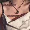 Recomendado no TikTok mesmo estilo nicho fofo fada Opala lua colar amigas pingente corrente clavícula presente para mulheres