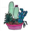 Pintura de diamante 5D DIY diamante completo cactus planta verde sala de estar dormitorio pintura decorativa transfronteriza caliente comercio exterior venta directa de fábrica
