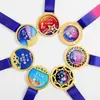 Medalla de metal de cristal medalla de oro personalizada juegos infantiles maratón carrera partido de baloncesto fútbol listado al por mayor