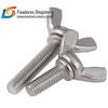 304 aço inoxidável borboleta parafuso chifre parafuso grande orelha parafuso M6 * 10 * 25M8 * 25 * 30M10 completo