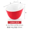 Tazón Inclinado de Melamina Restaurante de Hot Pot Comercial Vajilla Cubo para Verduras Lechuga Plástico Negro Cafetería Tazón para Salsas Condimentos