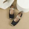 Zapatos Planos de Mujer con Punta Cuadrada 2026 Nuevo Verano Nuevo Estilo Chino Zapatos Mary Jane Zapatos de Abuela Venta al por Mayor Transfronteriza