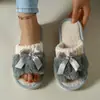 Chinelos de Algodão Novos Outono e Inverno Transfronteiriços, Chinelos Quentes Femininos para Casa, Veludo, Espessados, Confortáveis, Sola Grossa para Interior e Exterior, Chinelos Masculinos
