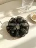 Elásticos de Cabelo de Organza de Alta Qualidade Estilo Coreano, Scrunchies de Rede Grande, Acessórios de Praia, Fornecimento Direto da Fábrica de Origem