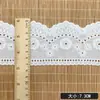 Encaje Bordado en Stock de Fabricantes, Encaje Perforado de Hilo de Algodón Soluble en Agua para Faldas de Mujer, Accesorios de Encaje, Encaje de Algodón Hueco al por Mayor