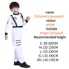 Disfraz de Halloween Niños Adultos Hombres y Mujeres cosplay Traje Espacial de Rendimiento Ropa de Astronauta Ropa de Piloto